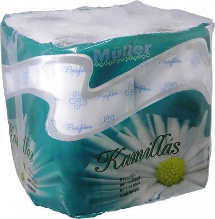 Müller Wc-Papír 3 Rétegű 8 Tekercs Kamillás - 426 Ft